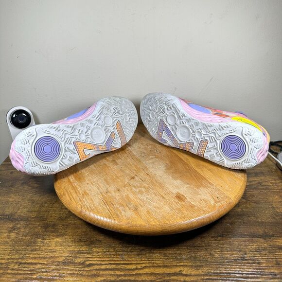 Nike PG 6 Painted Swoosh Men's Size‎ 9 Pink White Shoe Sneakers DO9824-100 - Picture 7 of 9